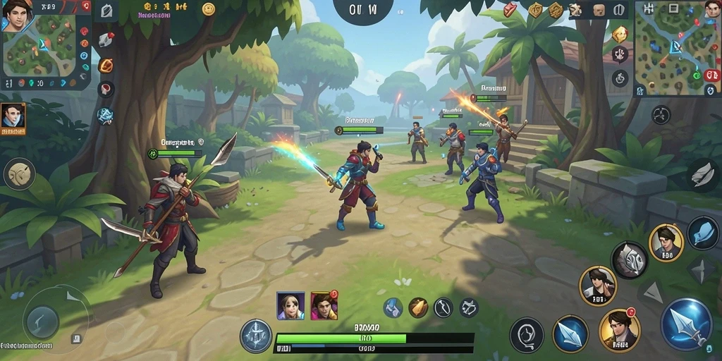 Tampilan awal game yang menarik perhatian.