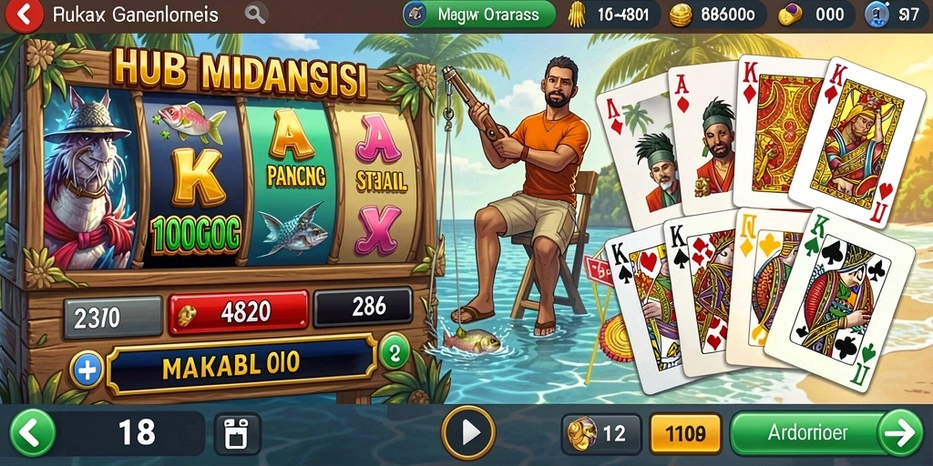 Tampilan karakter utama dalam AFK77 yang menawan.