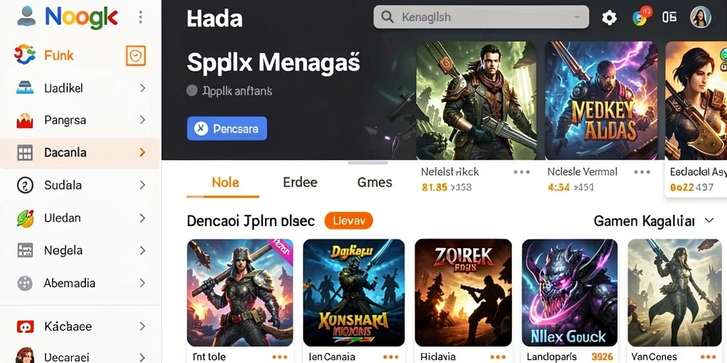 Tampilan awal aplikasi CERIA777 yang mengesankan.