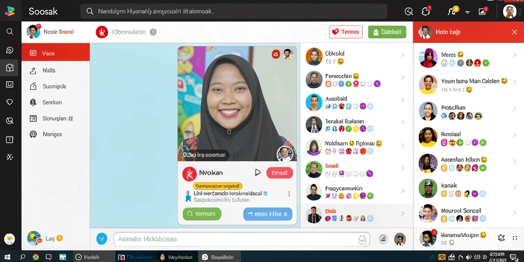 Screenshot aplikasi CINEMA77 yang menunjukkan antarmuka pengguna yang menarik.