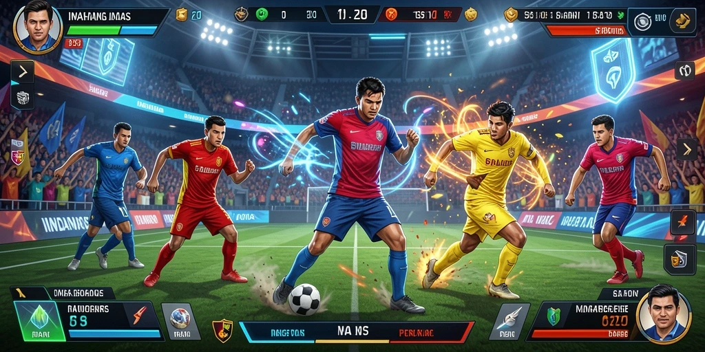 Screenshot tampilan antarmuka yang modern dan menarik.