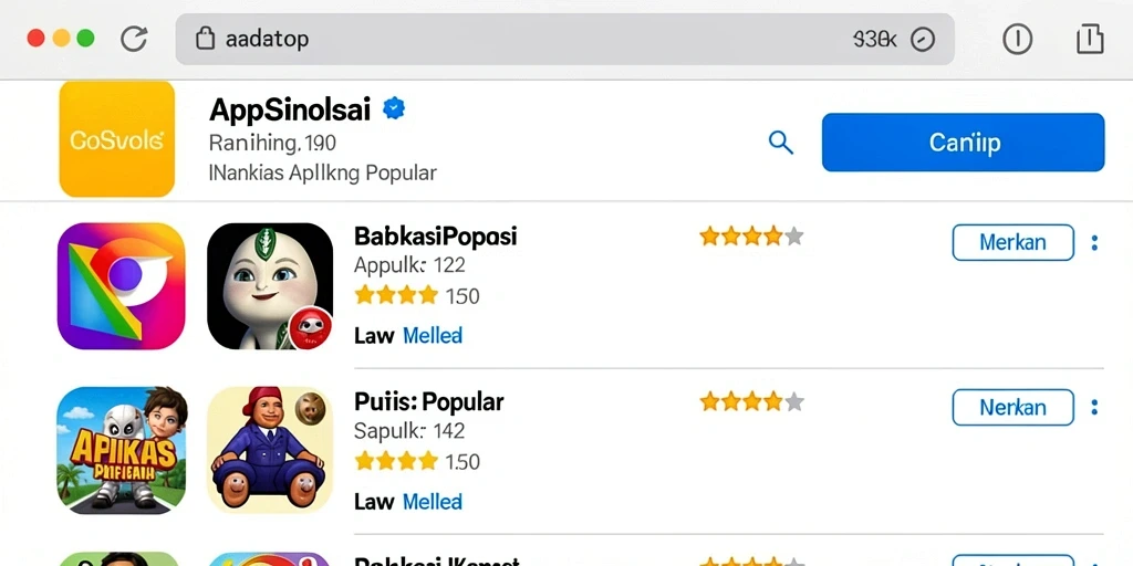 Tampilan antarmuka yang menarik dan mudah dioperasikan.
