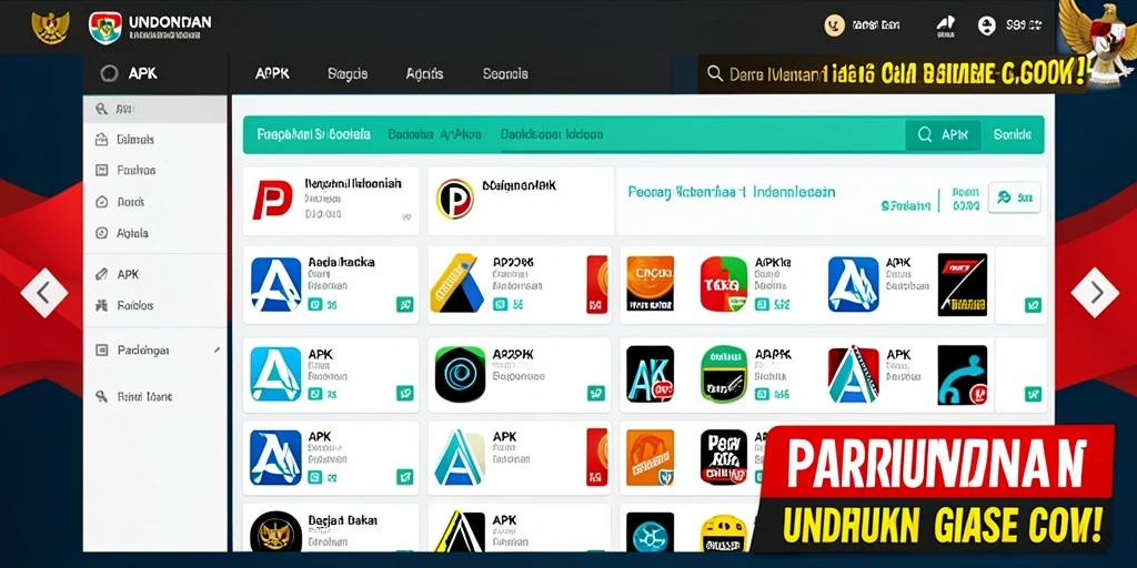 Tampilan menu utama yang menarik dan intuitif.