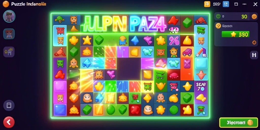 Tampilan awal game yang menawan.