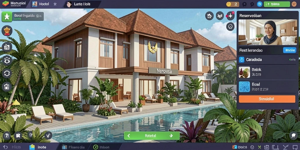 Tampilan awal aplikasi PGG68 yang menarik.