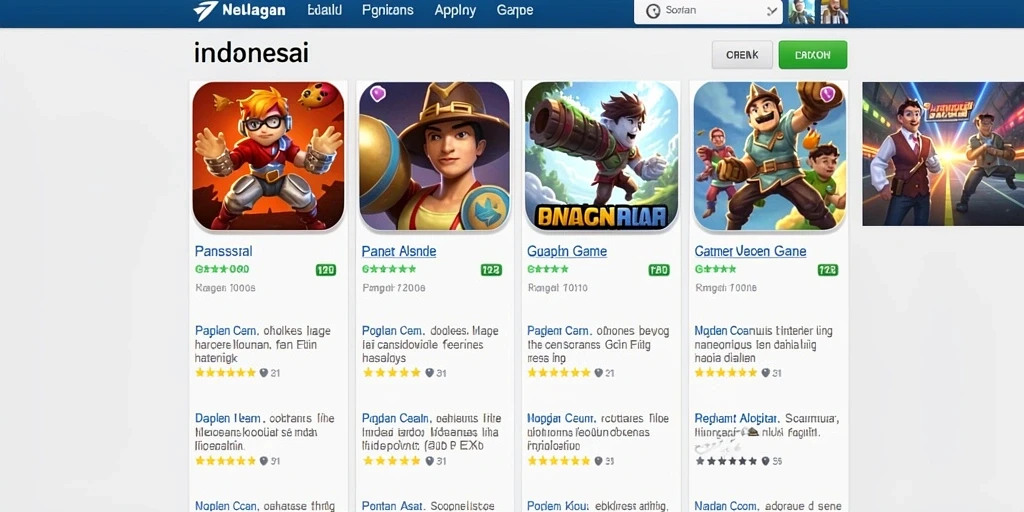 Screenshot menunjukkan karakter utama melawan musuh di level menengah.