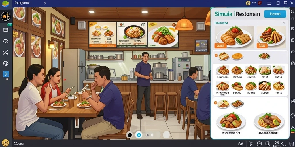 Tampilan awal game yang menawan dan menarik.