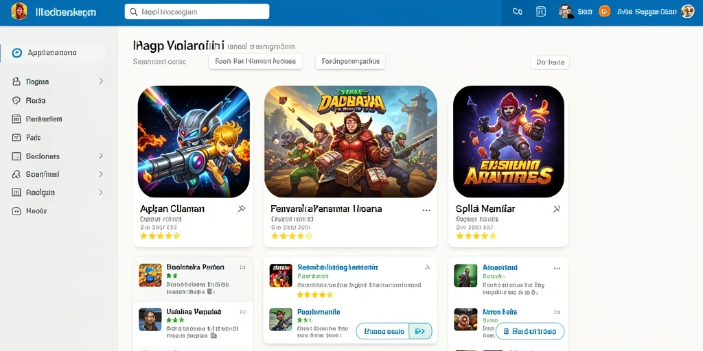 Tampilan utama aplikasi SURGAVIP yang menarik.