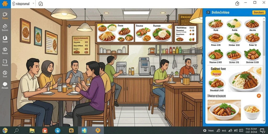 Tampilan utama aplikasi dengan pilihan permainan yang beragam.